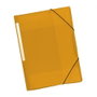 Grafoplás Carpeta Colorgraf Folio con 3 Solapas y Gomas Naranja Translúcido